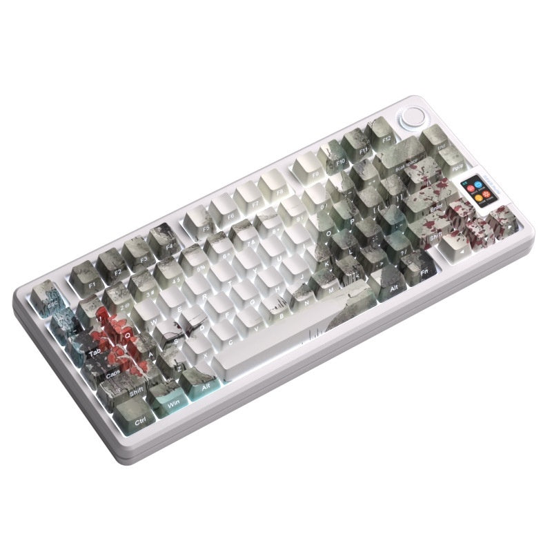Gradient-colored Personalized Keycaps For 87104-key Keyboards