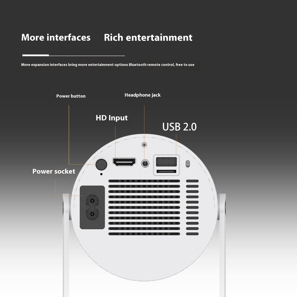 180 Degrees Projection Video Projector