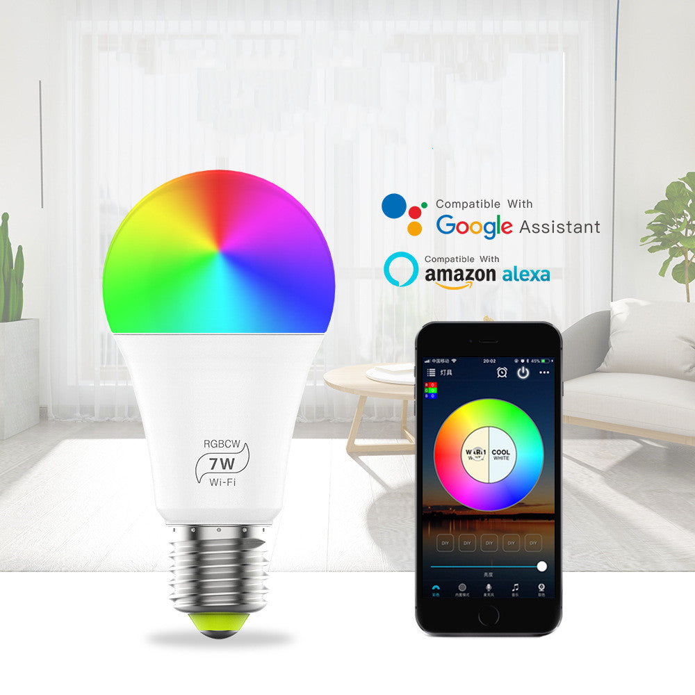 LED Smart Wifi Bulb Supports Alexa And Google