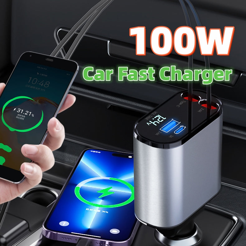 Super Fast Charging Car Cigarette Lighter Adapter
