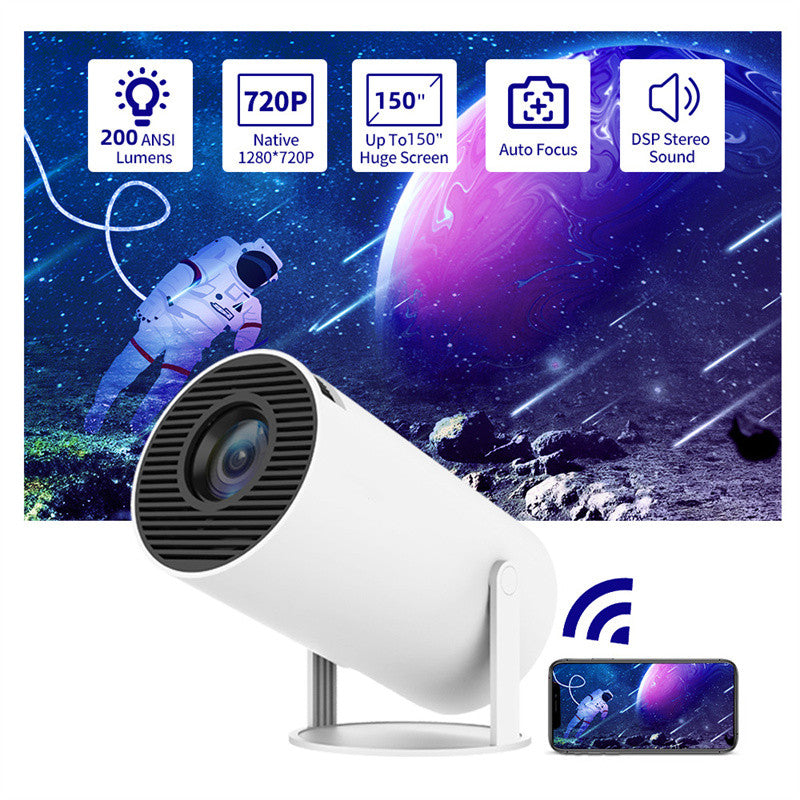 180 Degrees Projection Video Projector